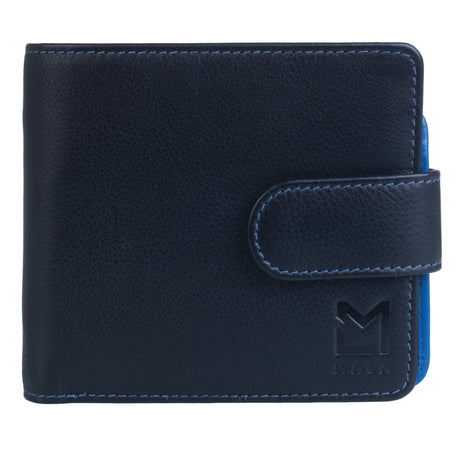 Hudson Black and Blue Tab Wallet with RFID