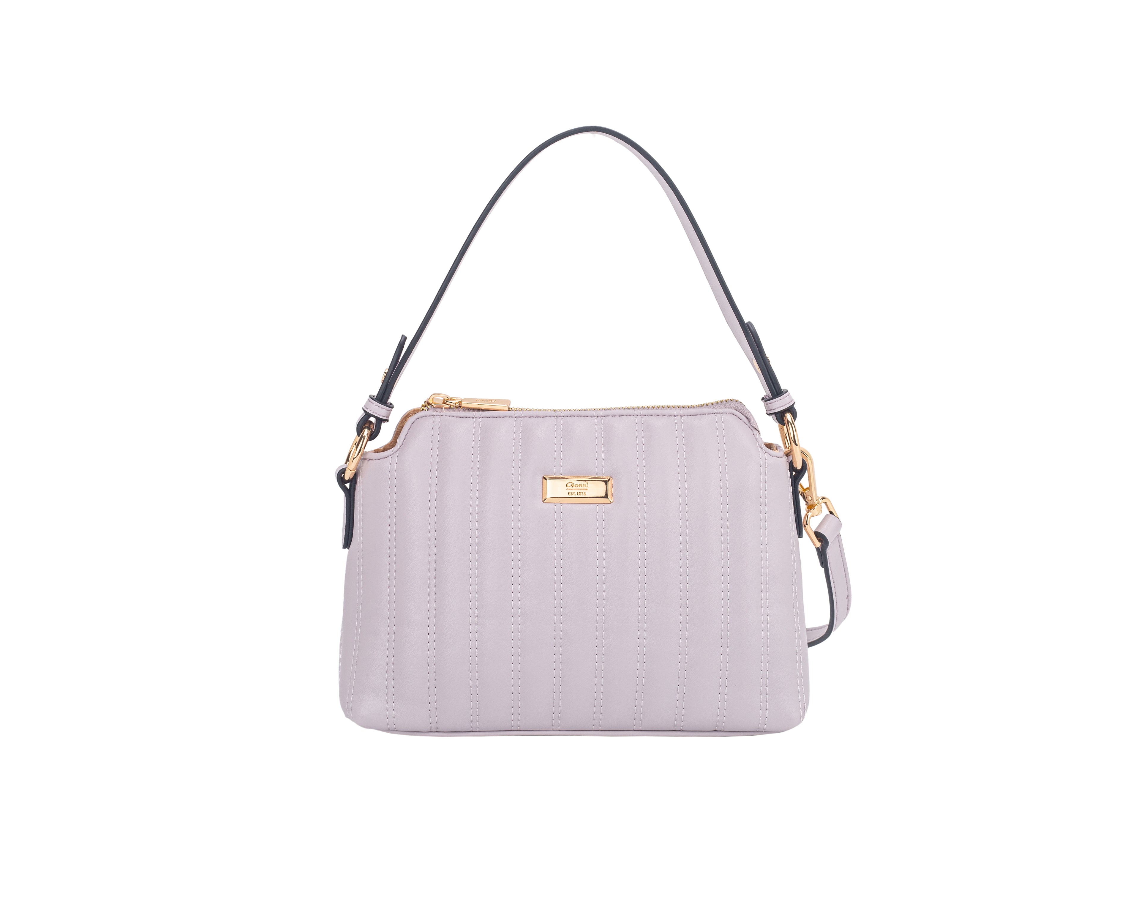 Gionni Harbour Lilac East West  Quilted Crossbody Bag