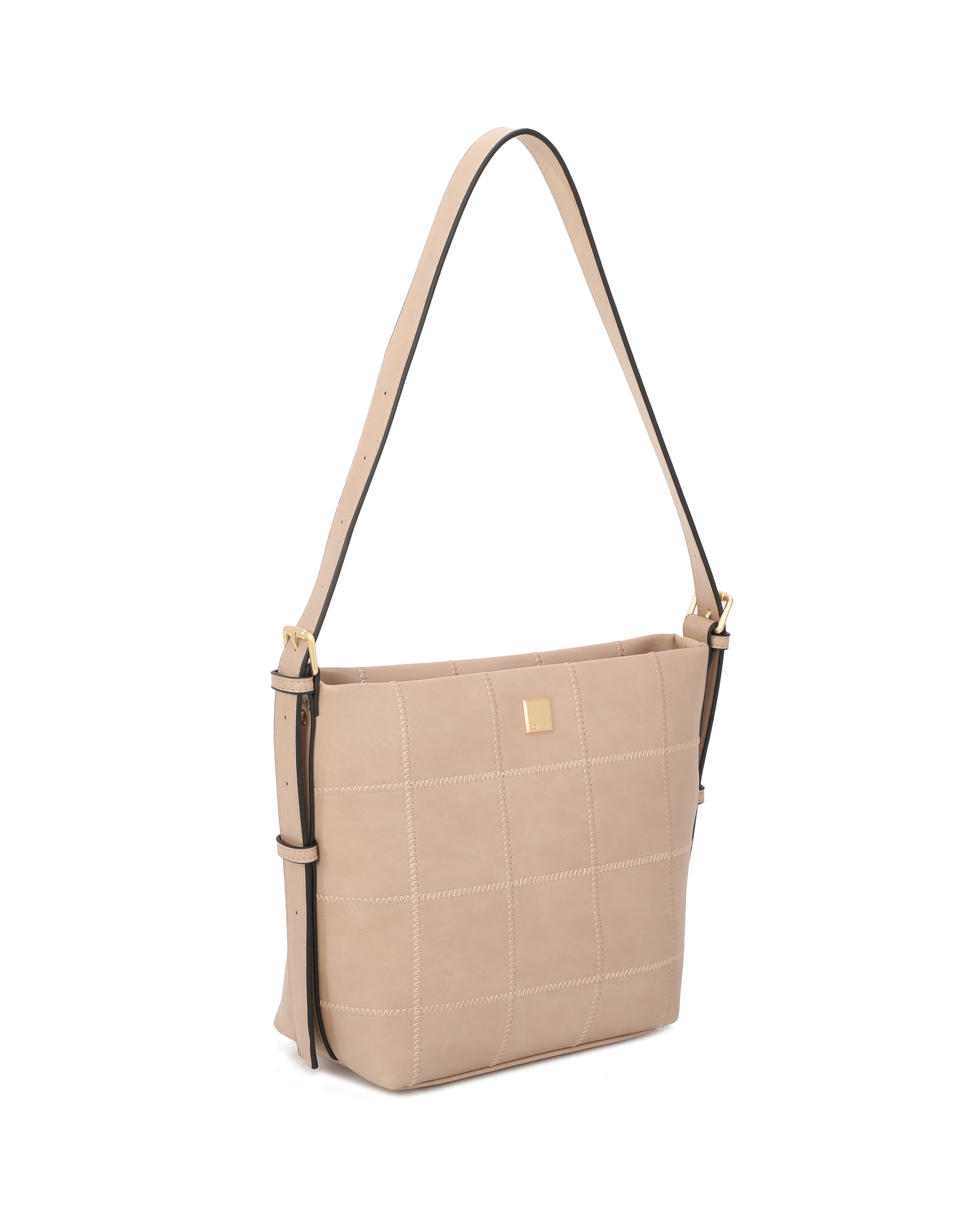 Gionni Beige Jet Shoulder Bag