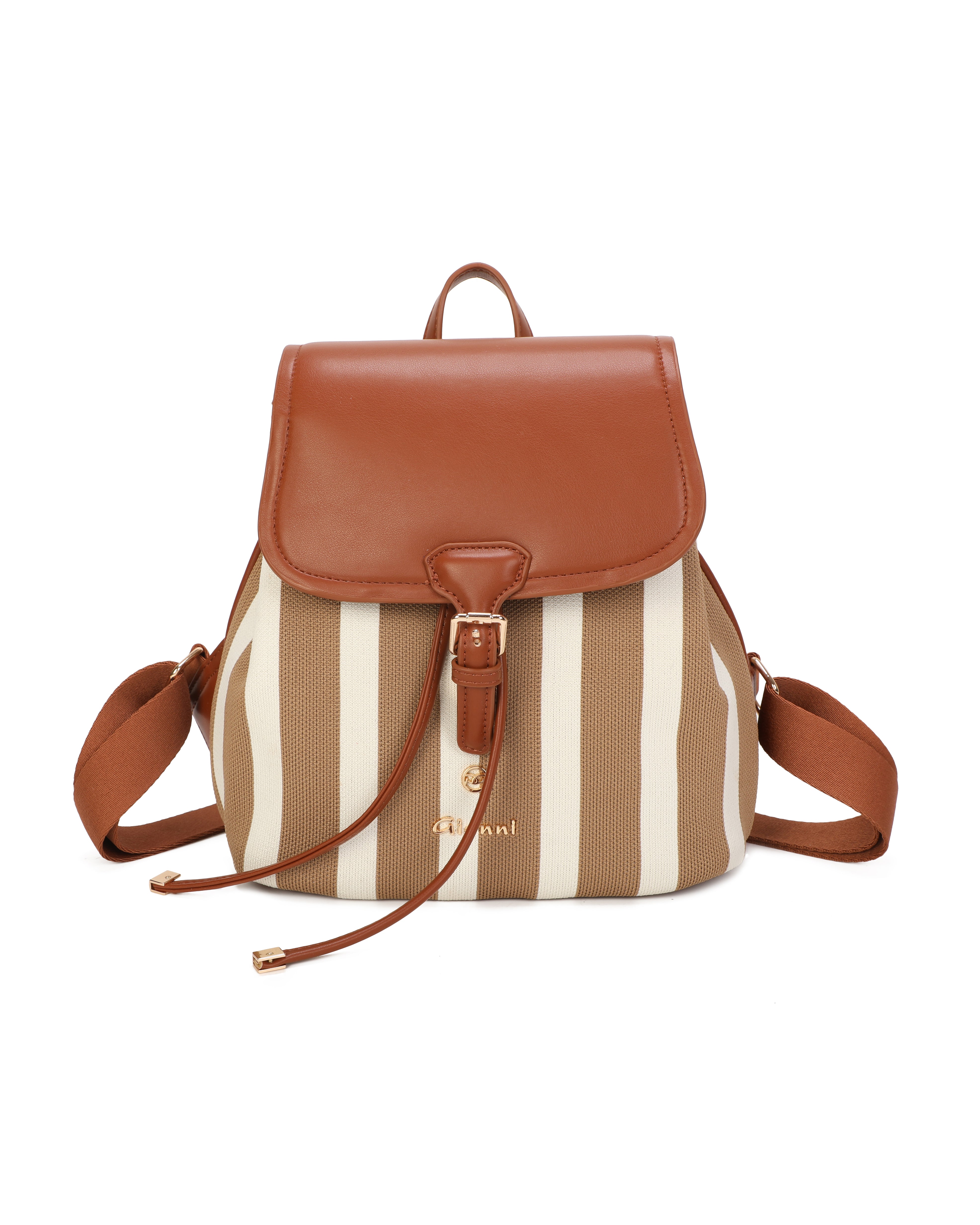 Gionni Coral Tan/Mustard Medium East Backpack