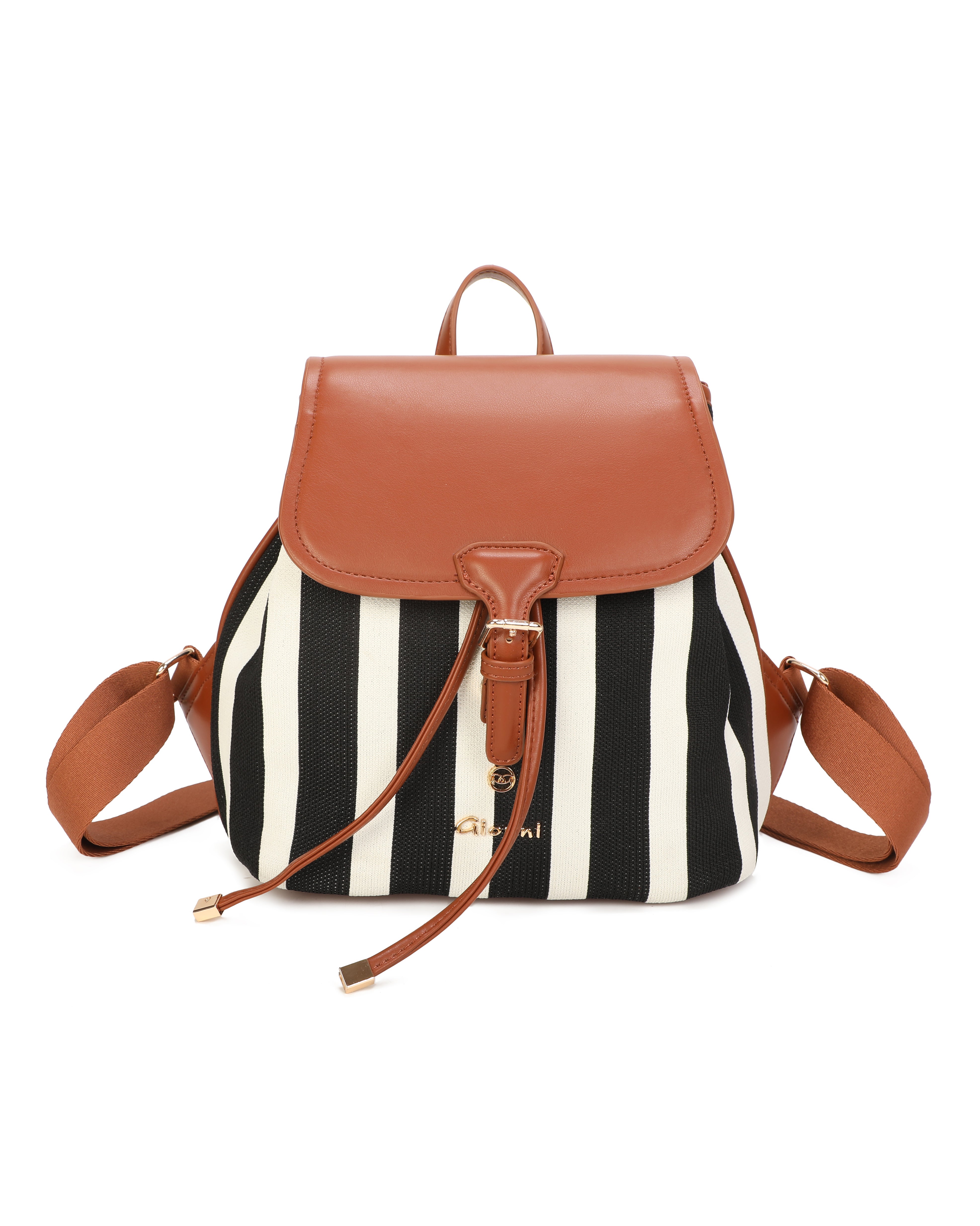 Gionni Coral Tan/Black Medium Backpack