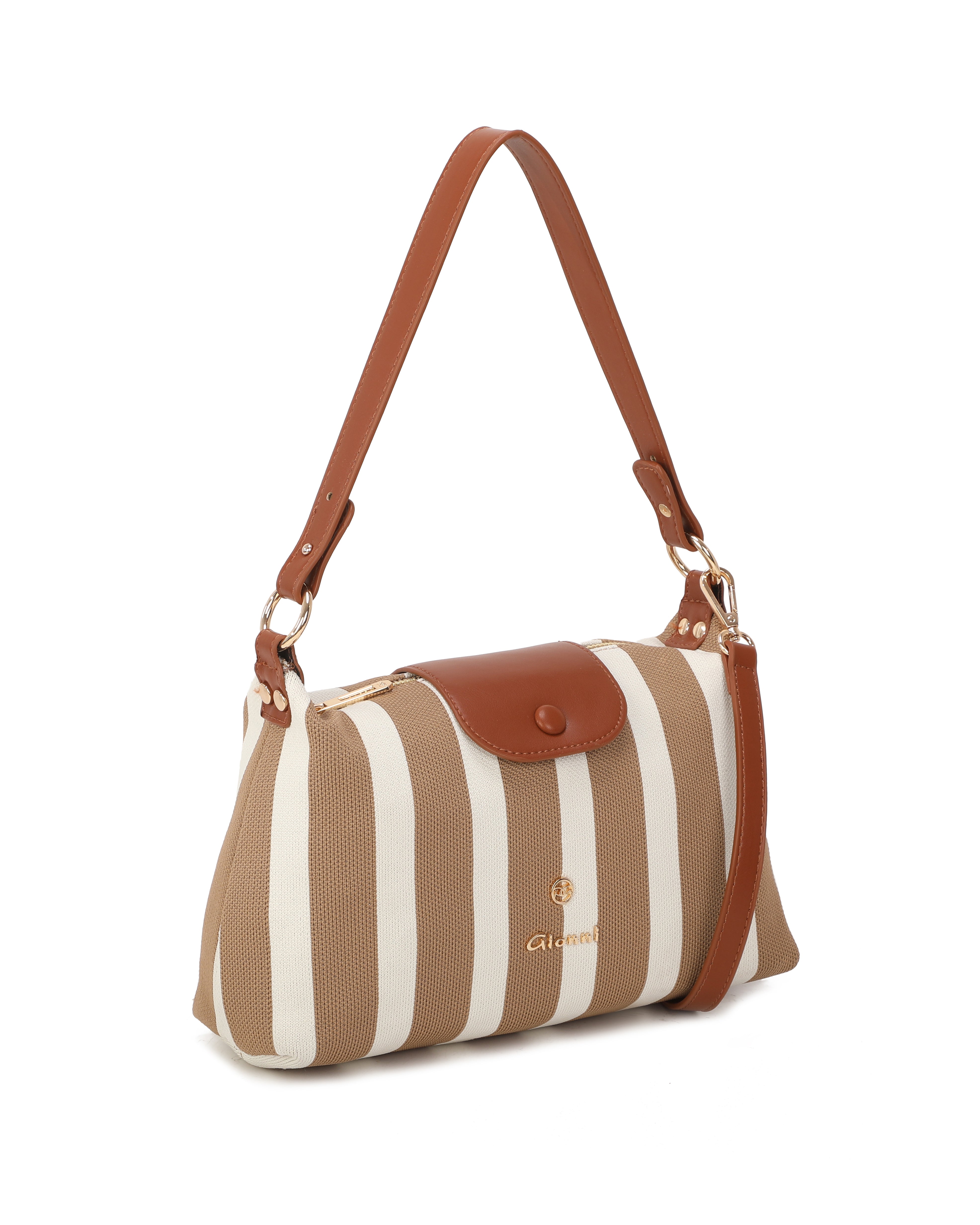 Gionni Coral Tan/Mustard East West Crossbody Bag