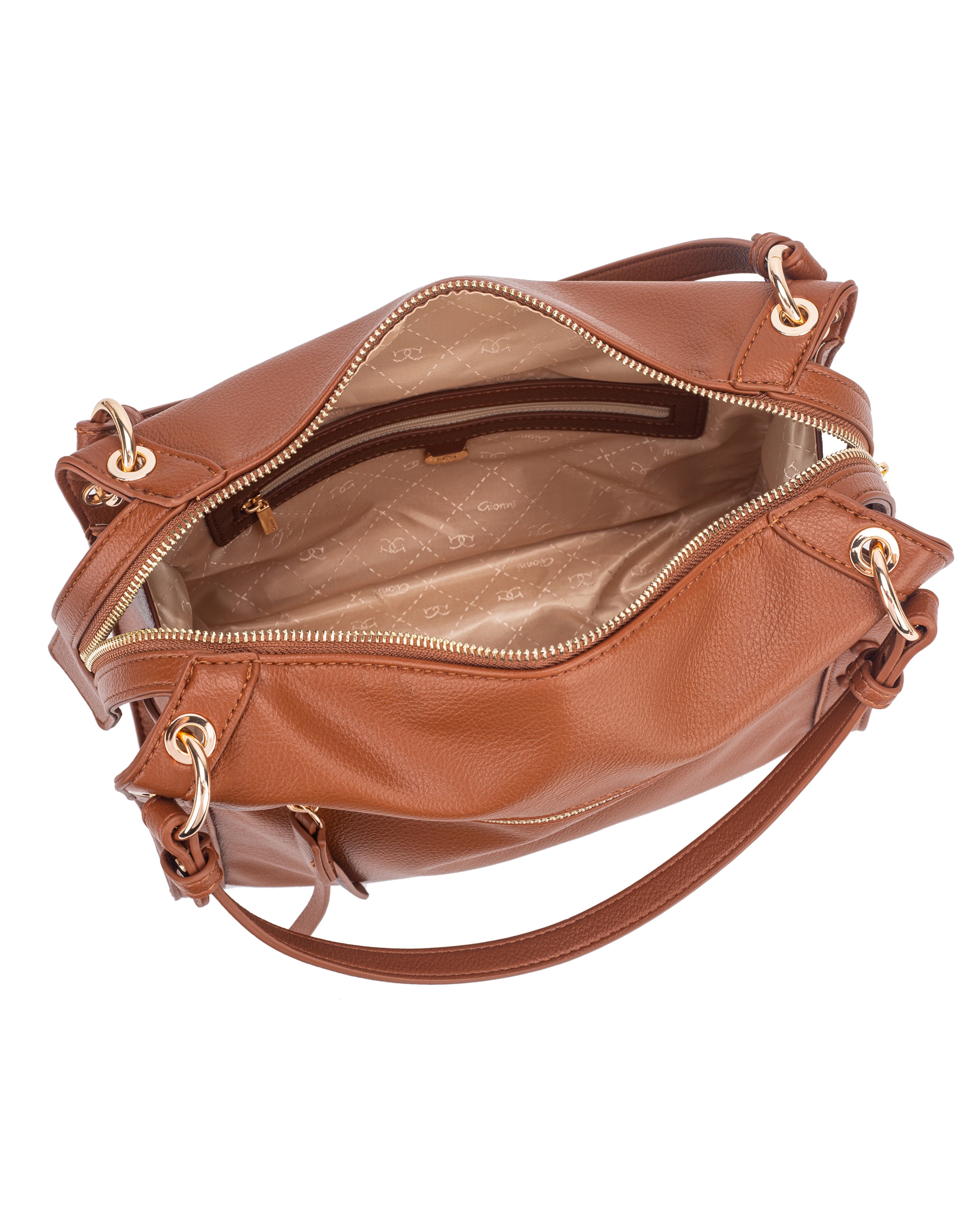 Gionni Aqua Tan Large Hobo Bag
