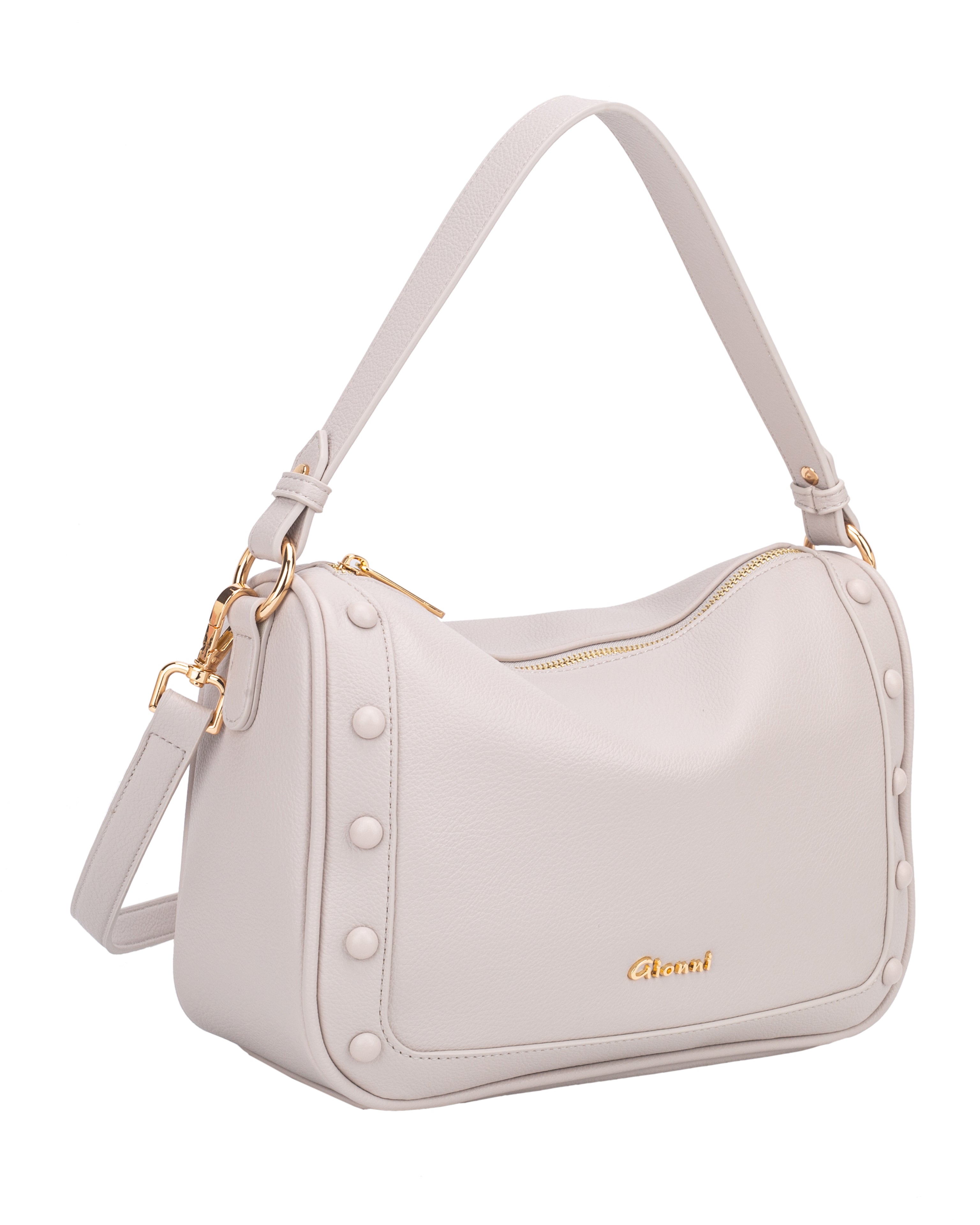 Gionni Off White Aqua East West Shoulder Bag