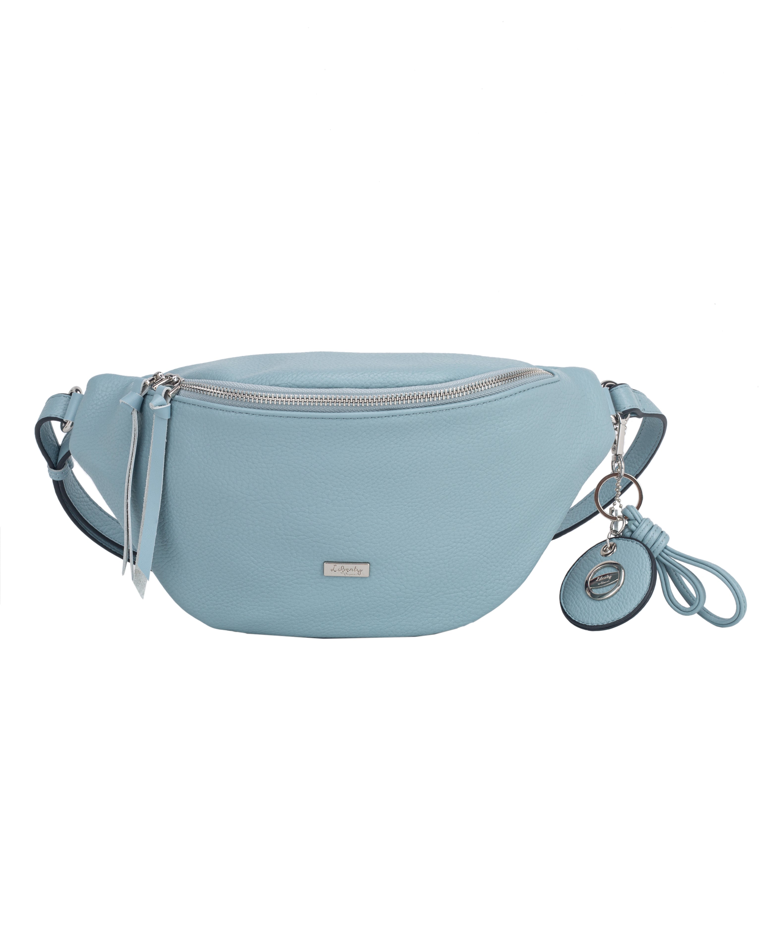Liberty Edessa Iceblue Soft Bum Bag With Zip Closure