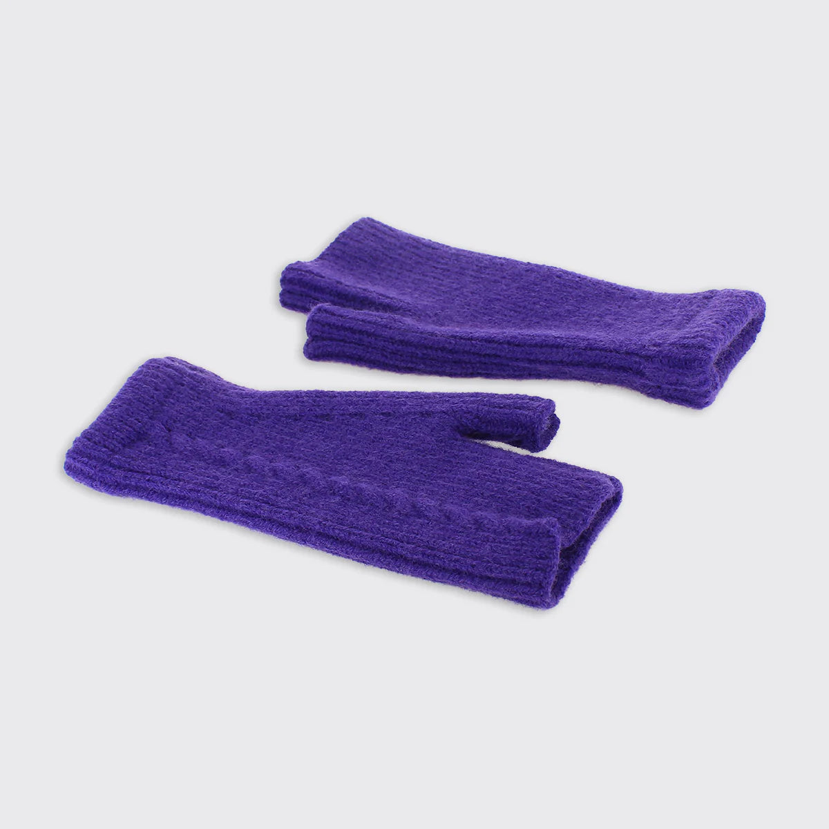 Ruby Fingerless Gloves Purple