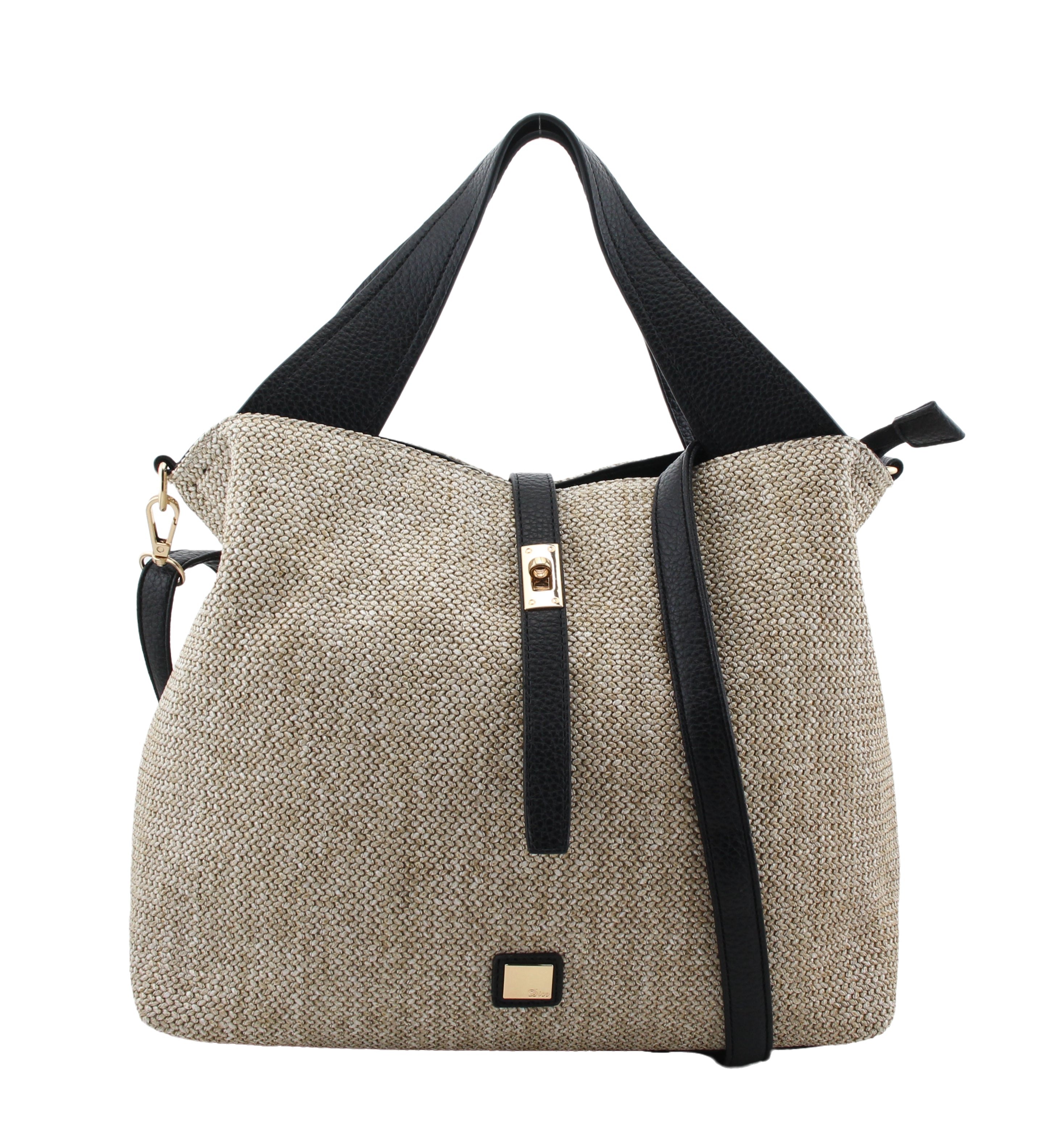 Dice Jupiter Black/Natural Large A-Line Grab Bag