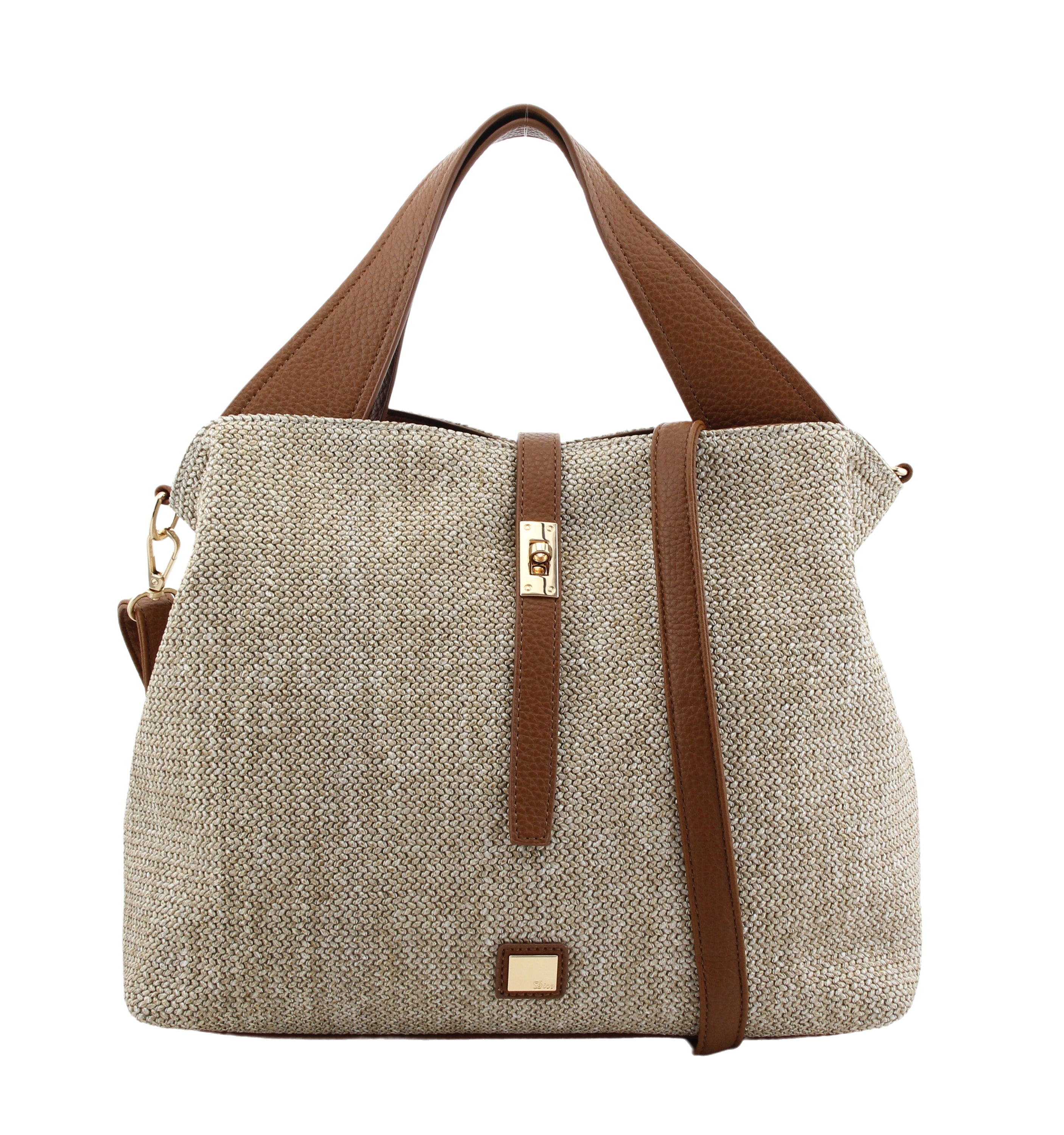 Dice Jupiter Tan/Natural Large A-Line Grab Bag