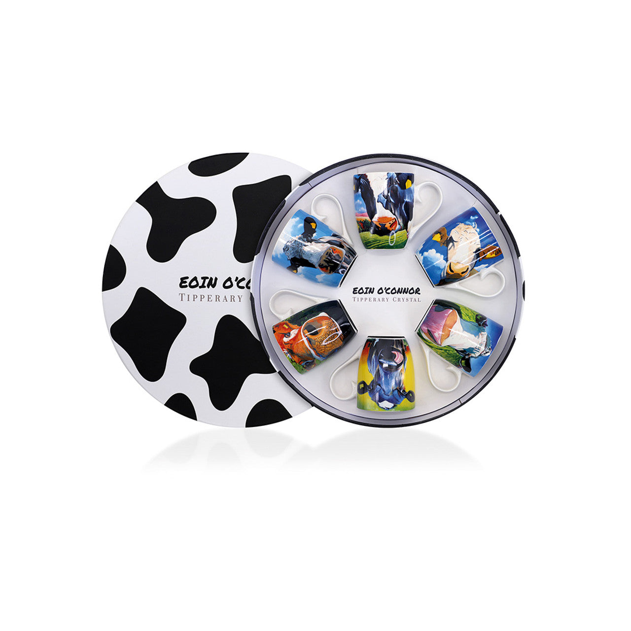 Eoin O'Connor Set of 6 Hatbox Mugs