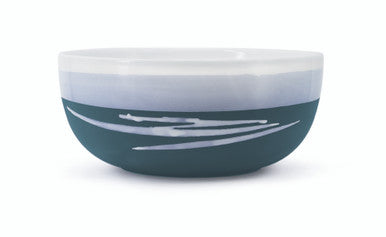 Paul Maloney Pottery Teal Fruit Bowl