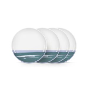 Paul Maloney S/4 Teal Side Plates