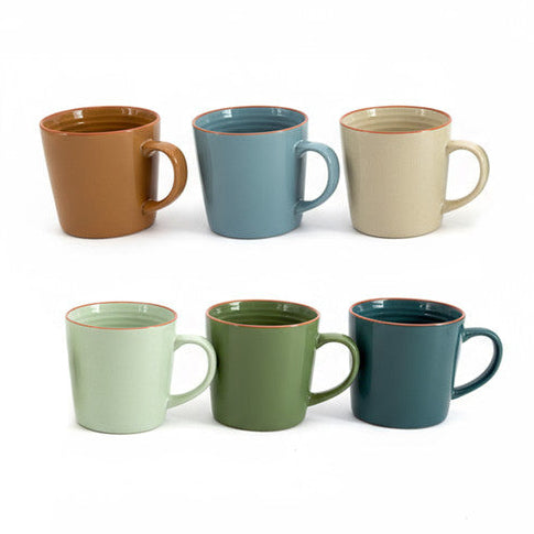 Tipperary Crystal Artisan S/6 Mugs