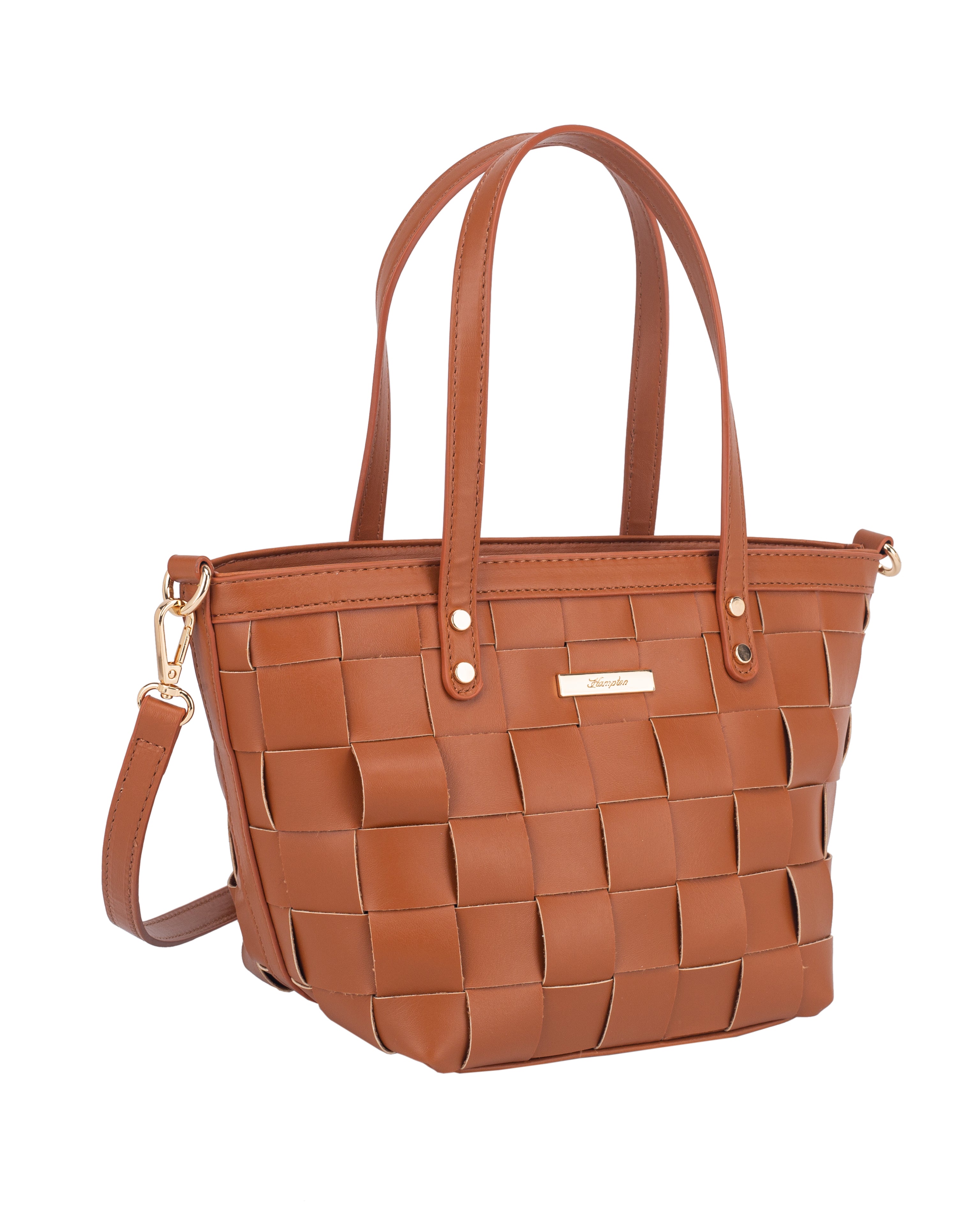 Hampton Genoa Tan Double Handle Grab Bag