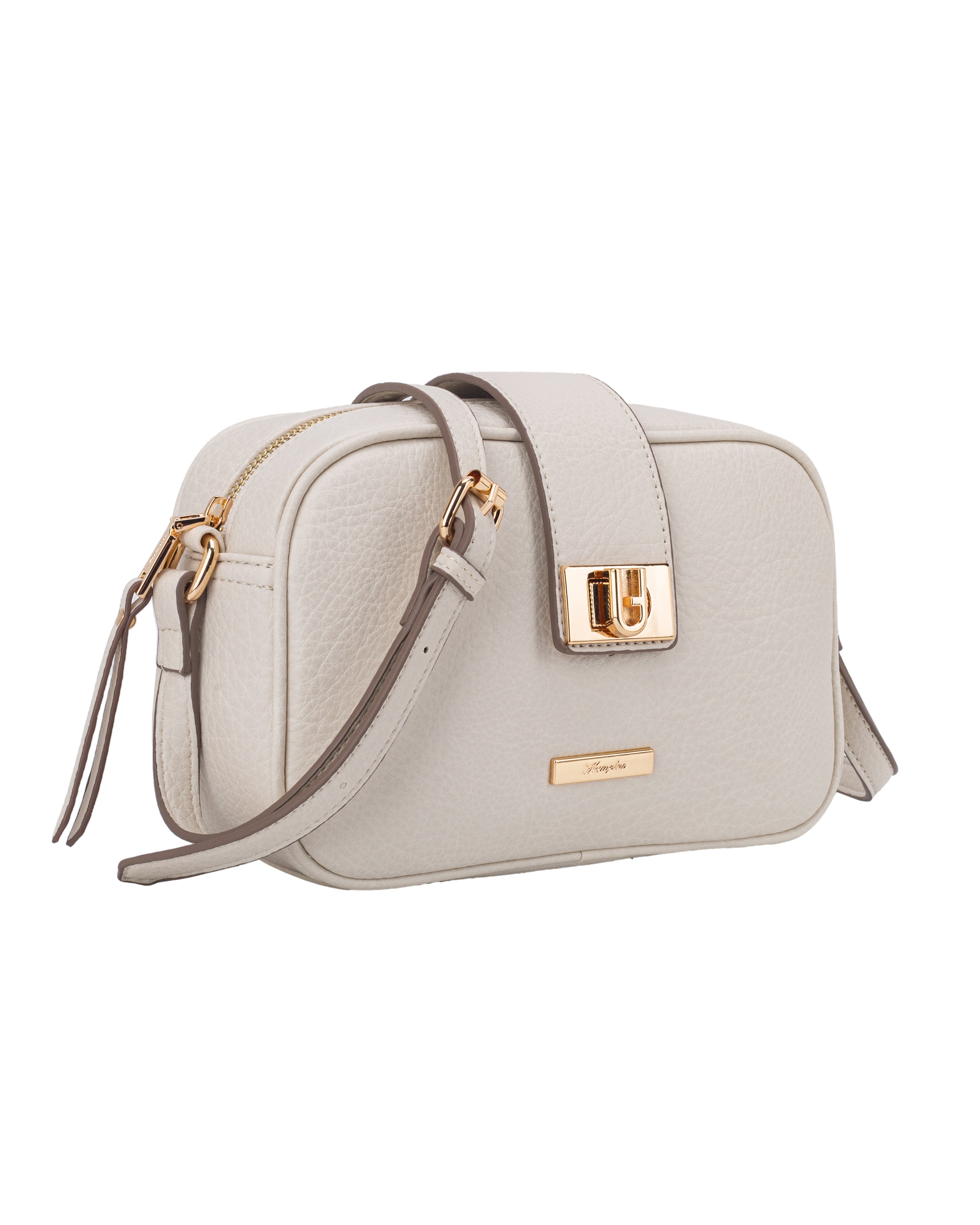 Hampton Palermo Beige Cross Body Box Bag