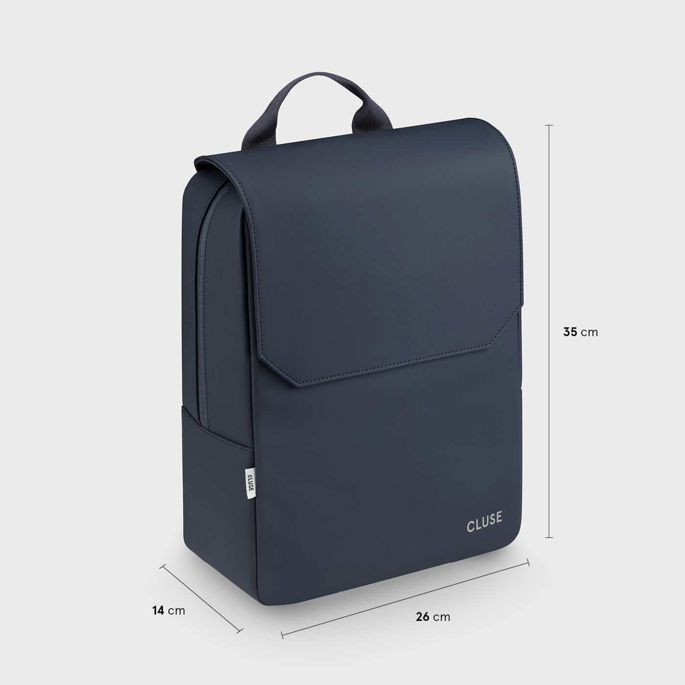 Cluse Nuitée Backpack, Dark Blue, Silver Colour