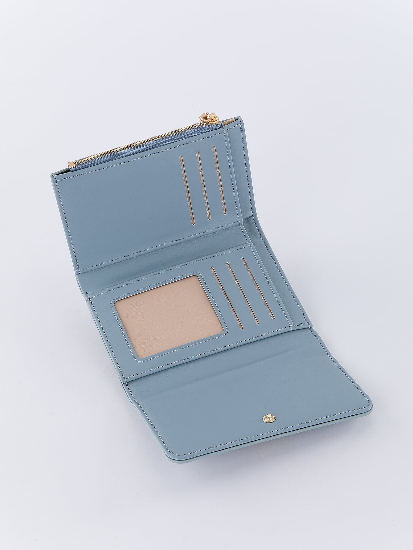 Gionni Triton Blue 14cm Flapover Trifold Purse