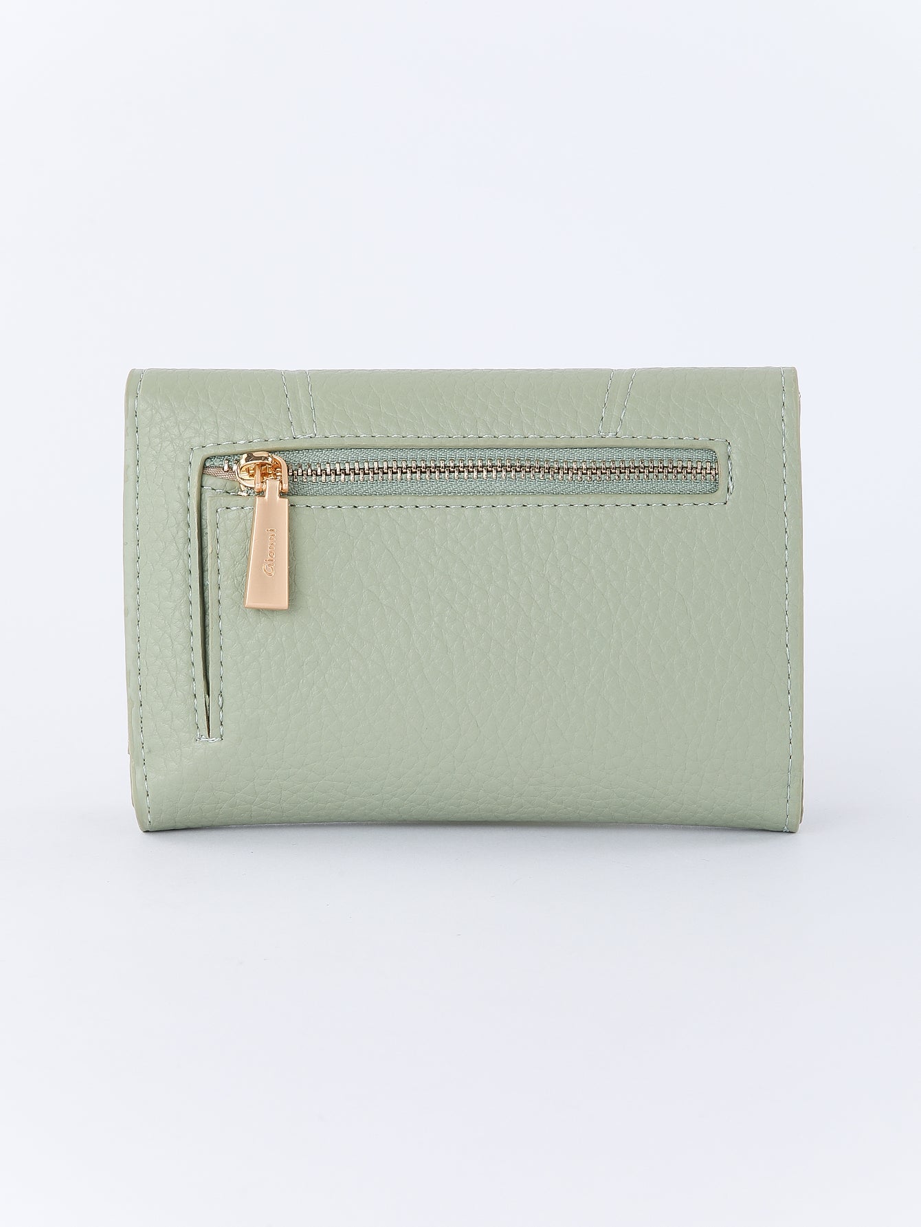 Gionni Triton Green 14cm Flapover Trifold Purse