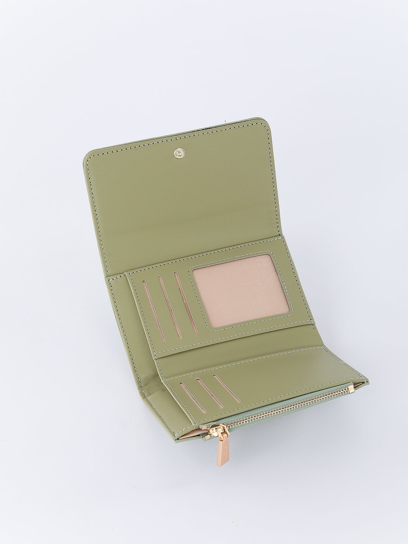 Gionni Triton Green 14cm Flapover Trifold Purse