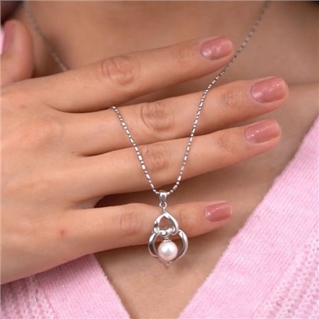 Newbridge Pearl Heart Pendant