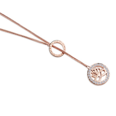 Newbridge Rose Gold Plated Pendant Lotus Flower