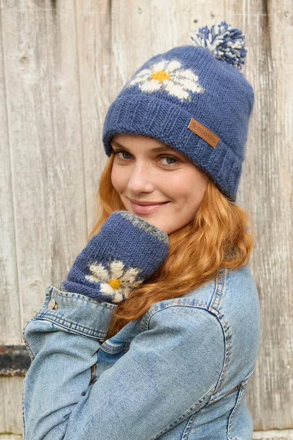 Daisy Handwarmer Denim