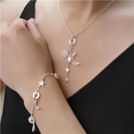 Newbridge Silver Plated Bracelet Multi Charms