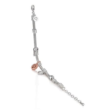 Newbridge Ti:amo Silver Plated Charm Bracelet In Stock