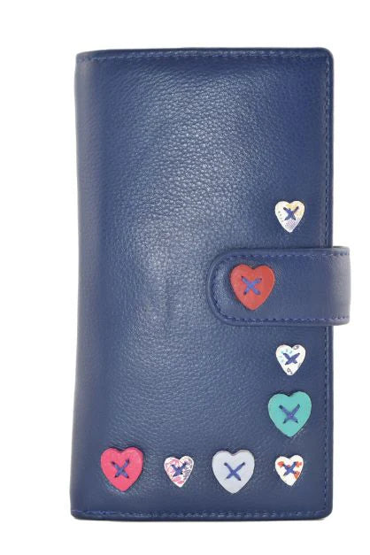 Lucy Blue Tab Purse - RFID
