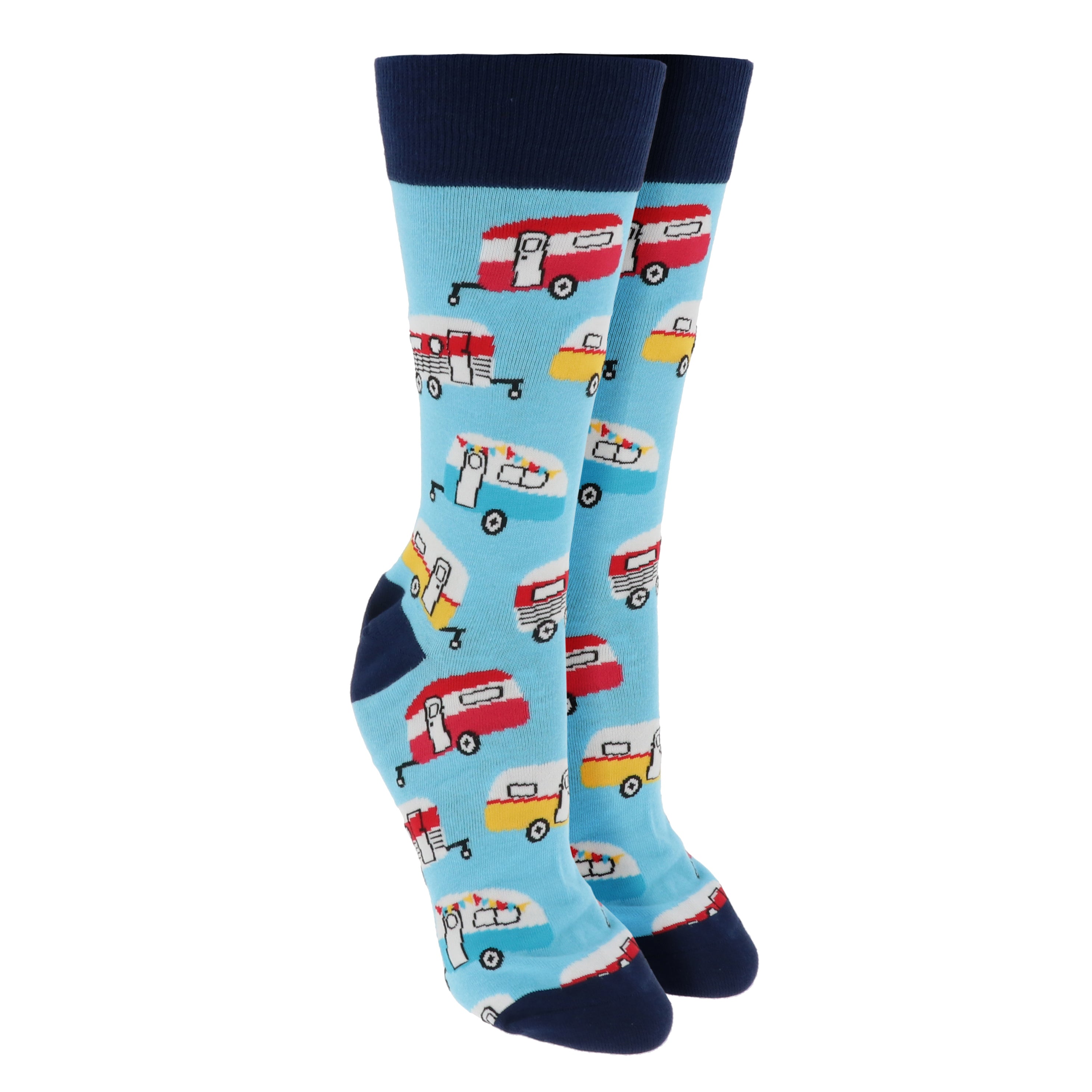 Sock Society Blue And Navy Campervan Design