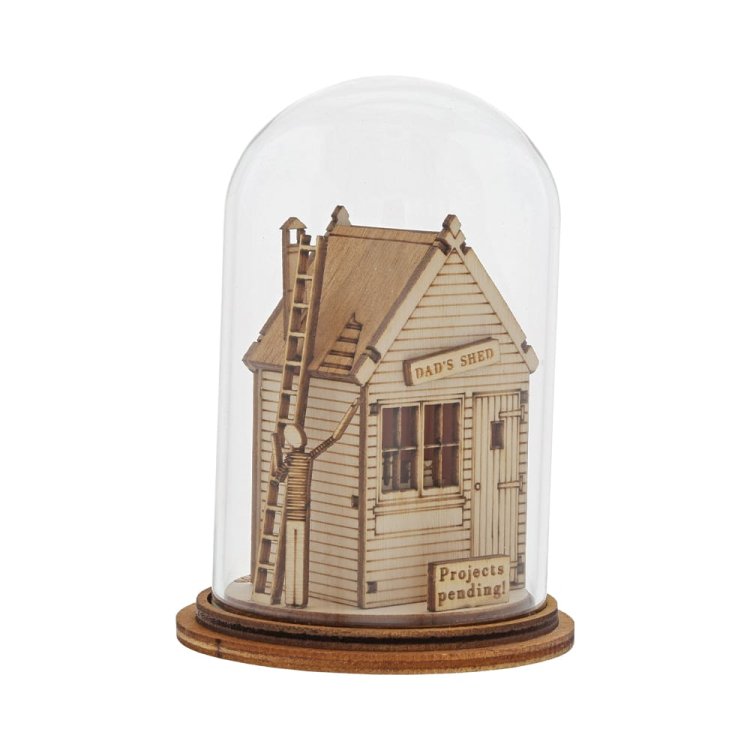 Dad's Shed Figurine-Kloche