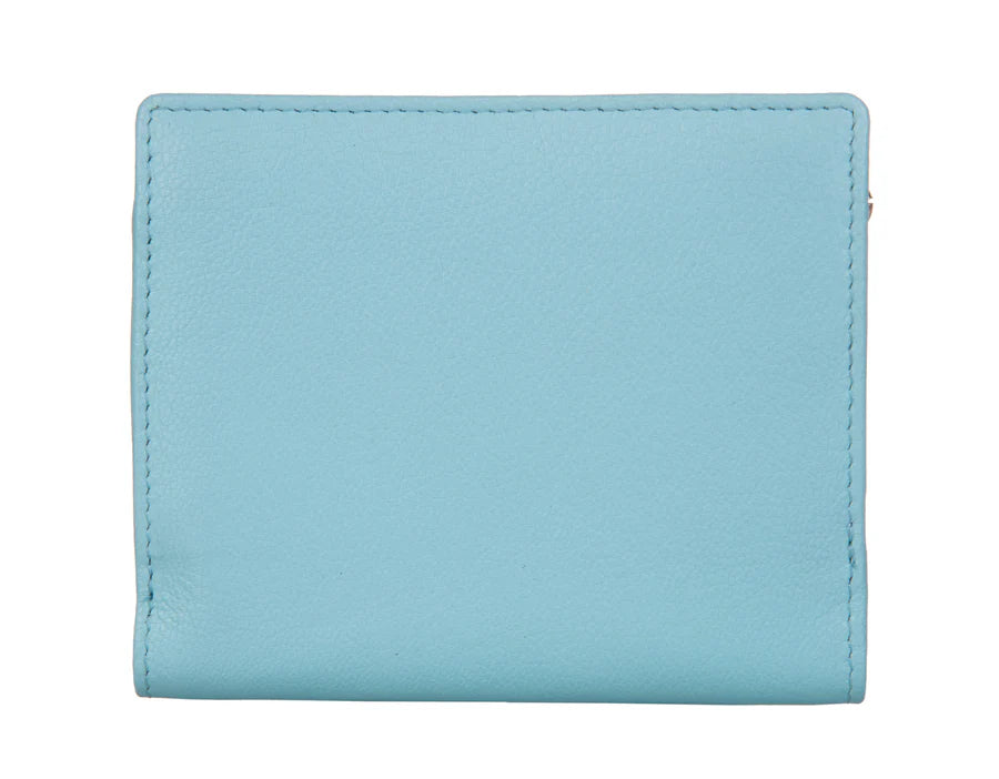 Shiloh Green Tri Fold Compact Purse