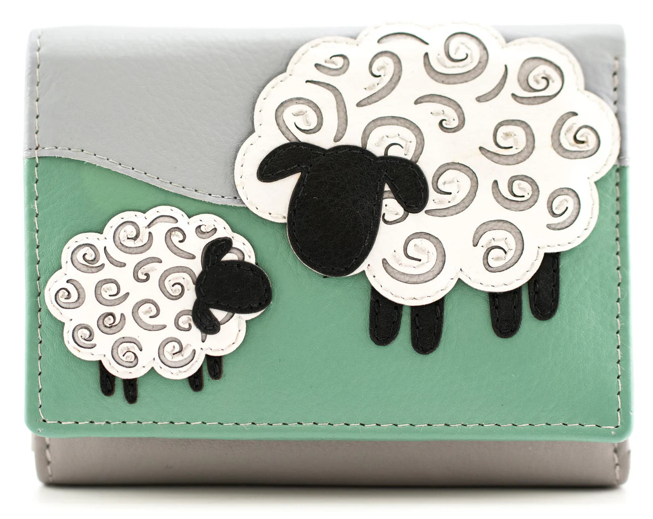 Valais Sheep Midi Tri Fold Purse