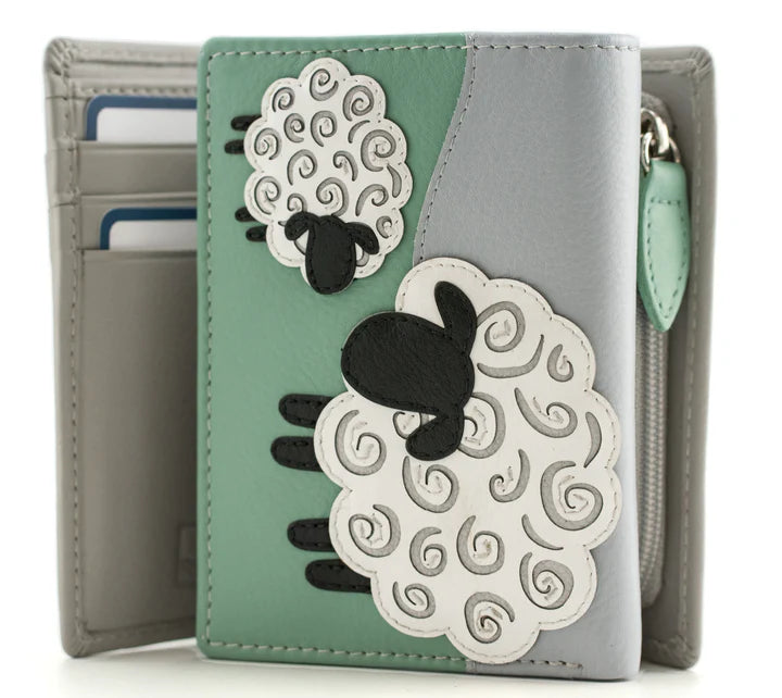 Valais Sheep Midi Tri Fold Purse
