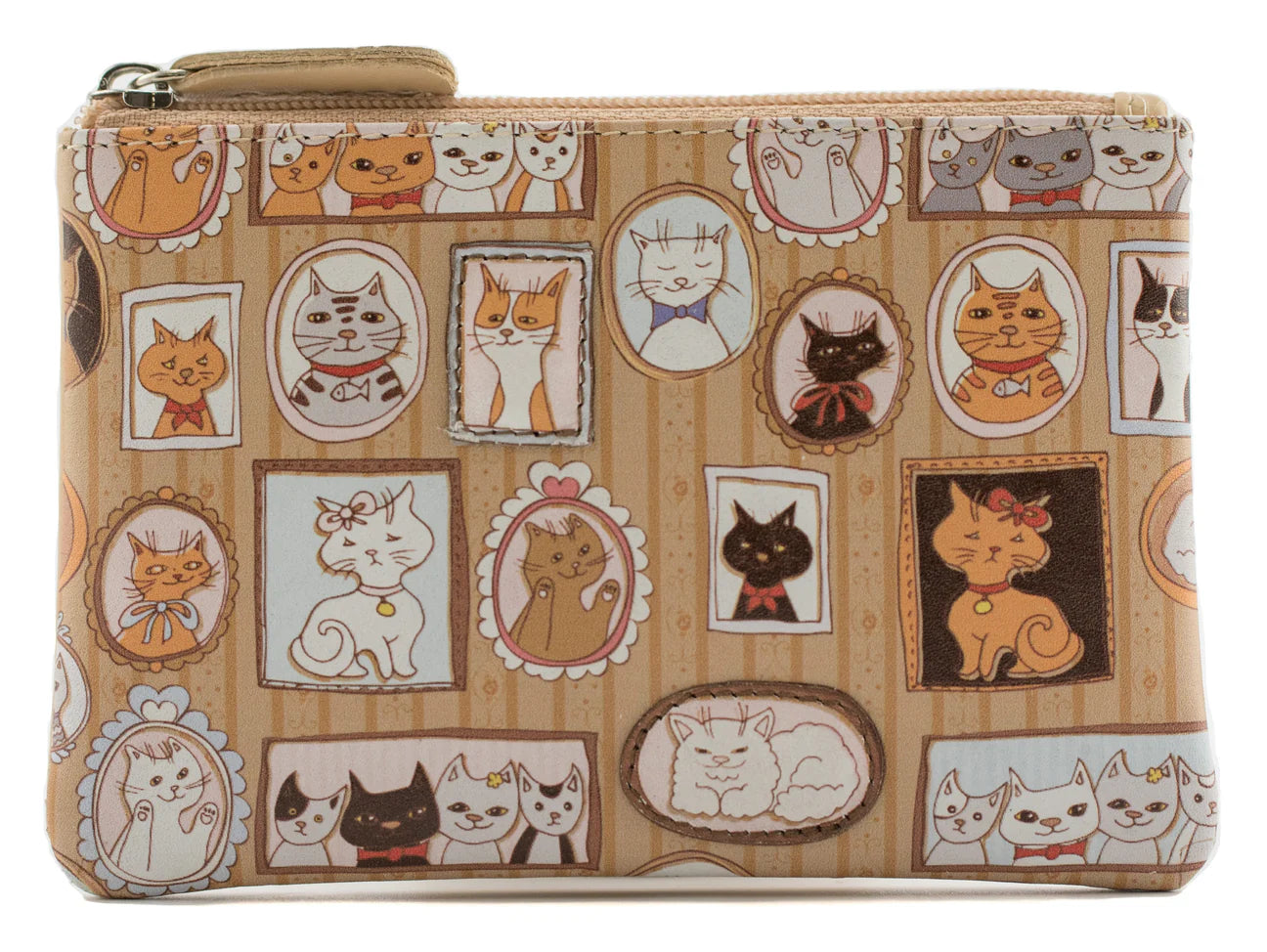 Pinky Cat Portraits Coin Purse