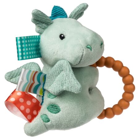 Taggies Drax Dragon Teether Rattle – 6″