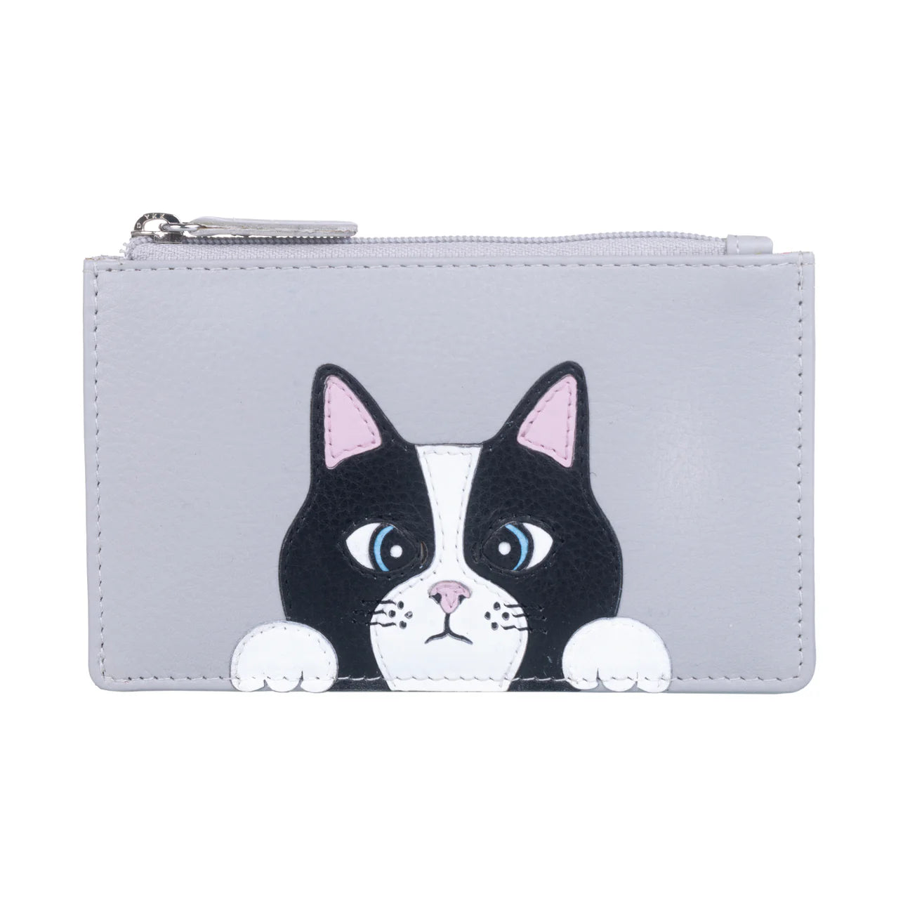 Vinny & Victor Grey Cat Coin and Card Holder