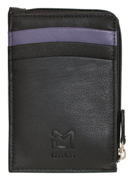 Blossom Black Coin And Card Purse