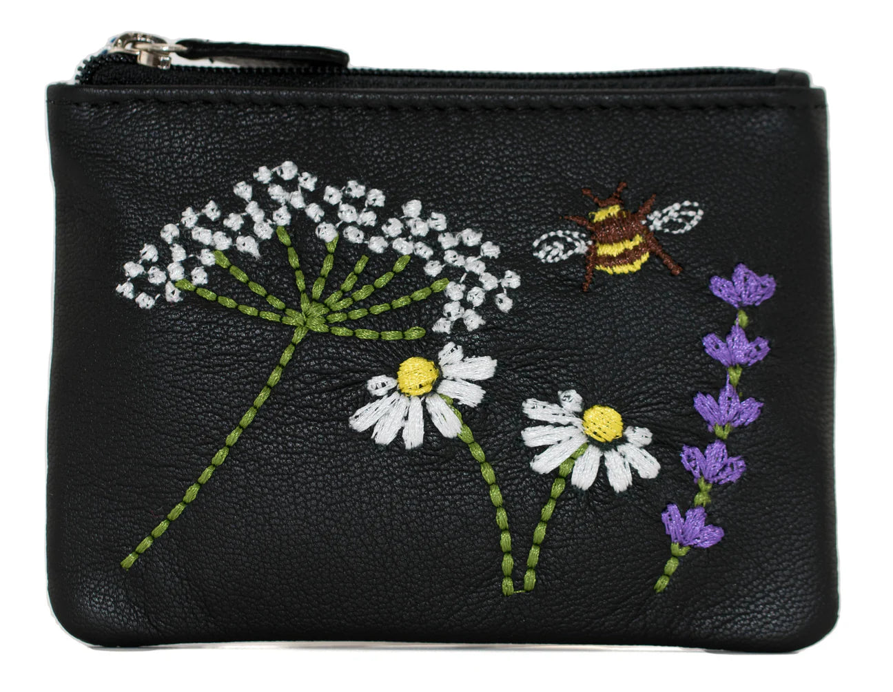 Blossom Black Coin Purse