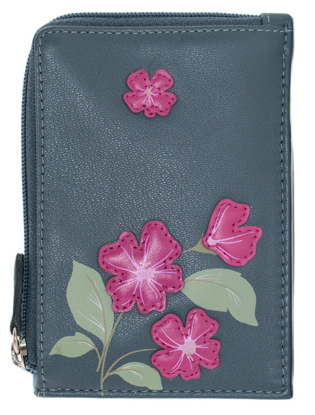 Sakura Navy Card & Coin Purse