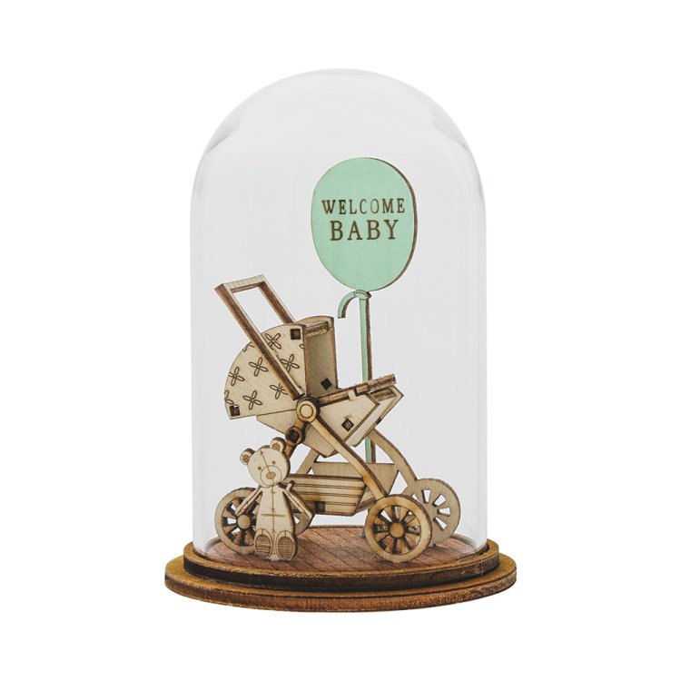 Welcome Baby Figurine (Green) - Kloche