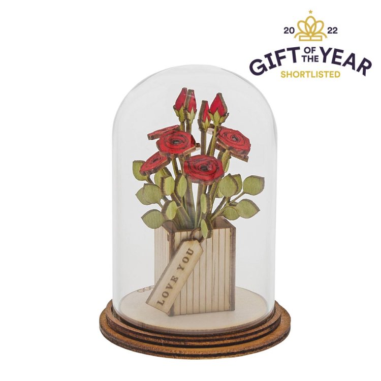 Love You Flower Figurine-Kloche