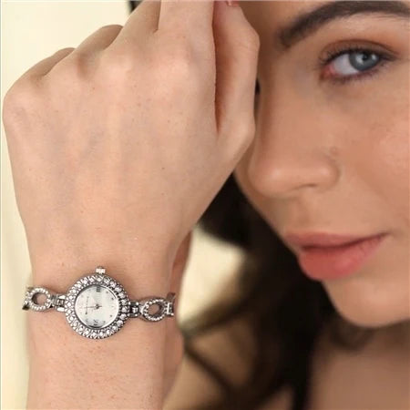 Newbridge Ladies Watch Link Bracelet Double Clasp
