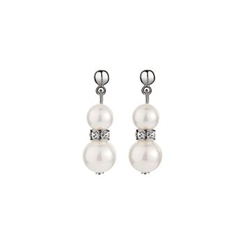 Newbridge Pearl with Crystal Drop Earrings