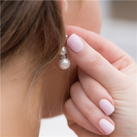 Newbridge Pearl with Crystal Drop Earrings