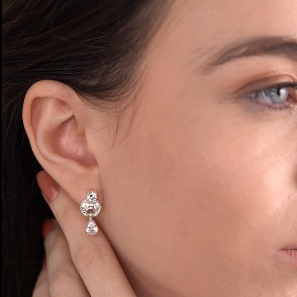 Newbridge Vintage Tear Drop Earrings