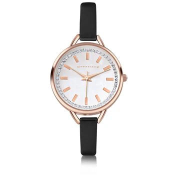 Newbridge Ladies Watch Round Face Black