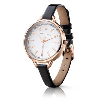 Newbridge Ladies Watch Round Face Black