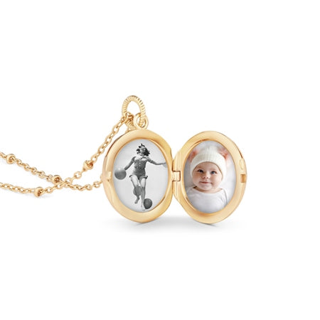 Newbridge Gold Plated Locket with Sun Moon & Stars