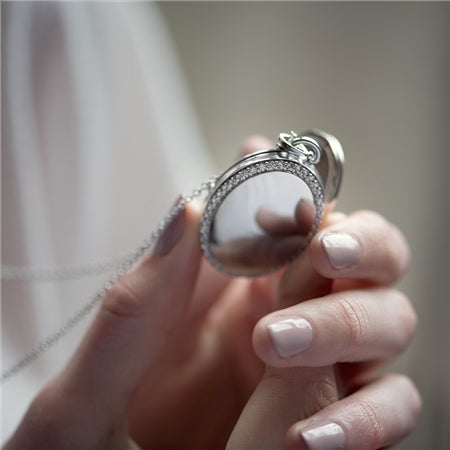 Newbridge Locket with Clear Stones