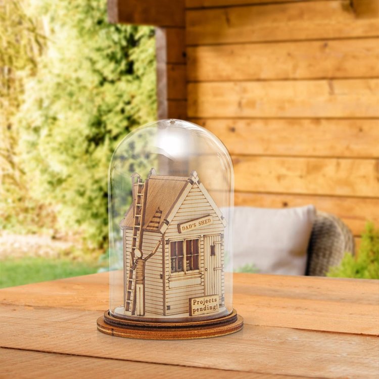 Dad's Shed Figurine-Kloche